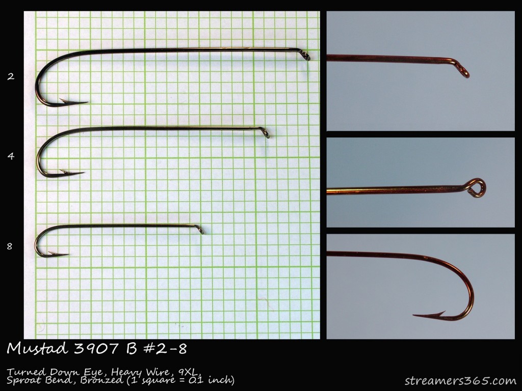Mustad 3907 B Hook Profile Mustad 3907 B Hook Profile