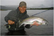 User submitted picture: A big Rainbow from Katmai...