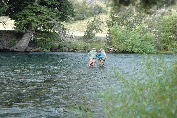 User submitted picture: Angler and guide on Corco...